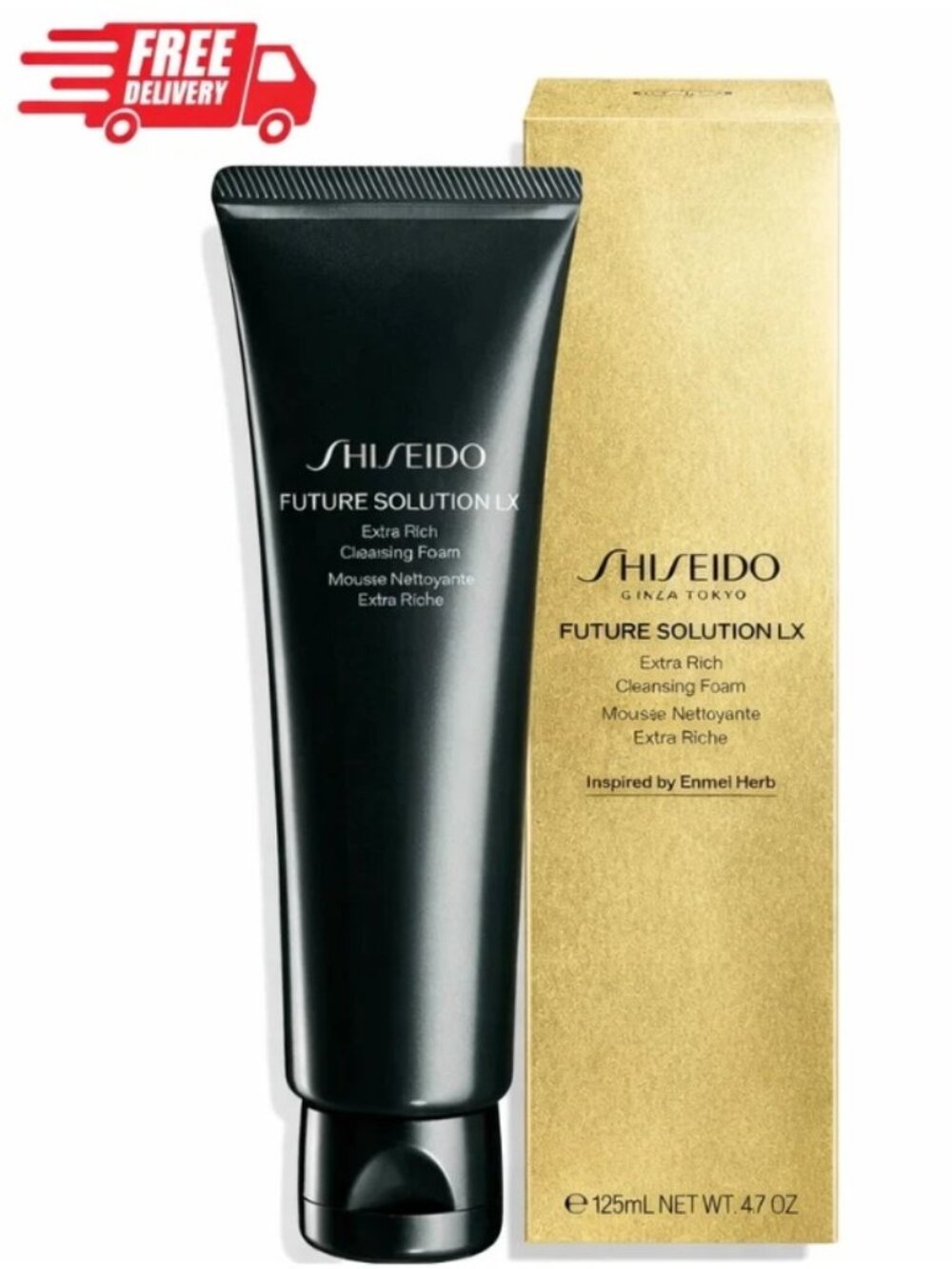 Shiseido Future Solution LX Extra Rich Cleansing Foam 4.7fl.oz/ 125ml New